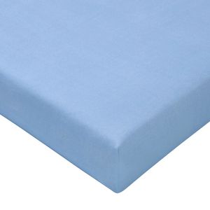 Linon hoeslaken, watergroen 160 x 200 cm Linon hoeslaken, watergroen 160 x 200 cm