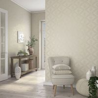 Noordwand behang topchic tone on tone diamonds metallic beige