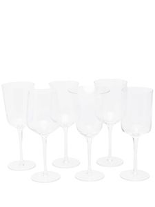 Bitossi Home lot de 6 verres à vin - Blanc