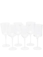 Bitossi Home lot de 6 verres à vin - Blanc