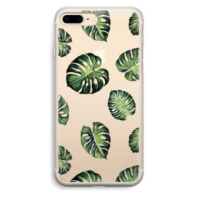 Tropische bladeren: iPhone 7 Plus Transparant Hoesje