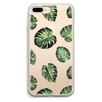 Tropische bladeren: iPhone 7 Plus Transparant Hoesje