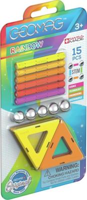 Geomag Rainbow Panels Blister 15 Stuks Warm Colours
