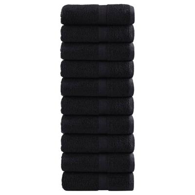 Gastendoekjes SOLUND 10 st 600 g/m 30x50 cm zwart