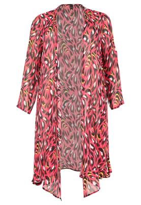 Yoek Blouse jacket WILDCAT | Roze | Maat 58/60