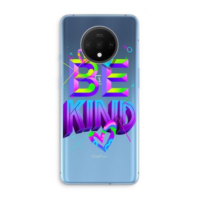 Be Kind: OnePlus 7T Transparant Hoesje