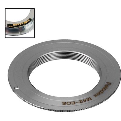 Fotodiox Pro Lens mount adapter compatibel met M42 Type 1 screw mount SLR lens naar Canon EOS (EF, EF-S) mount SLR camera body