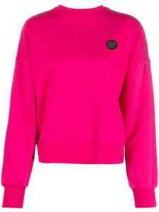 Plein Sport t-shirt en coton à logo appliqué - Rose