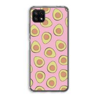 Dancing avocados: Samsung Galaxy A22 5G Transparant Hoesje