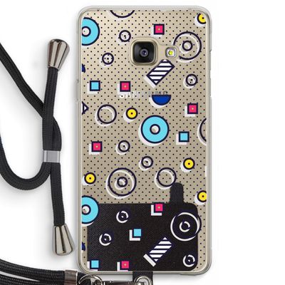 8-bit N°9: Samsung Galaxy A3 (2016) Transparant Hoesje met koord