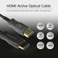 ACT Connectivity HDMI Premium 4K Active Optical Cable v2.0 HDMI-A male - HDMI-A male, 20 meter kabel - thumbnail