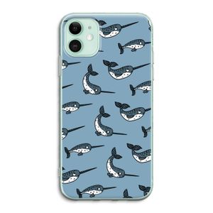 Narwhal: iPhone 11 Transparant Hoesje