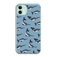Narwhal: iPhone 11 Transparant Hoesje
