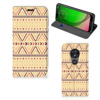 Motorola Moto G7 Play | Hoesje met Magneet | Aztec Yellow