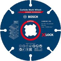 Bosch Expert X-LOCK Carbide MultiWheel doorslijpschijf, Ø 125mm doorslijpschijf