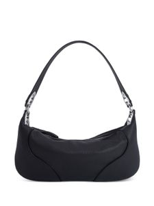 BY FAR mini sac porté épaule Amira en cuir - Noir