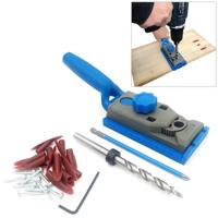 Kunststof hoekige schuine houtbewerking hole Locator set met schaalmarkering