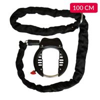 Lynx fietsframeslot 150cm - zwart