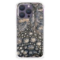 iPhone 15 Pro Case Anti-shock Krokodillenprint