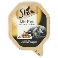Sheba alu mini filets kip / lam in saus (22X85 GR) - thumbnail