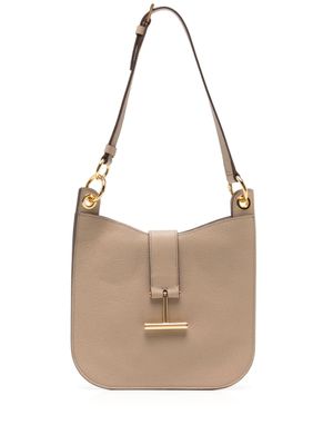 TOM FORD petit sac porté épaule Tara - Marron
