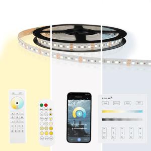 10 meter dual white led strip complete set - premium 1200 leds