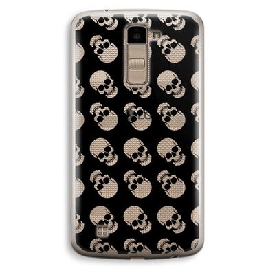 Musketon Skulls: LG K10 (2016) Transparant Hoesje
