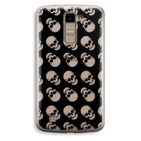 Musketon Skulls: LG K10 (2016) Transparant Hoesje