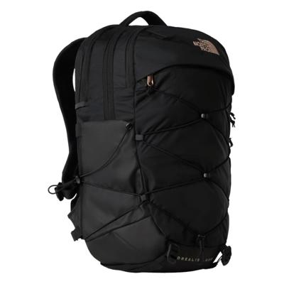 The North Face Borealis Luxe Rugtas Dames TNF Black/Burnt Coral Metallic/NPF 27L