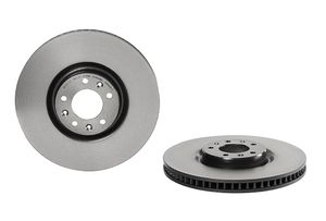 Remschijf COATED DISC LINE BREMBO, Remschijftype: Binnen geventileerd, u.a. fÃ¼r Peugeot, DS