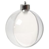 Creativ Company Decoratie kerstballen tweedelig, 5st.