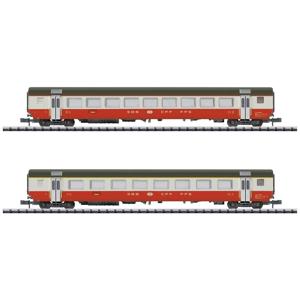 MiniTrix 18721 N set van 2 personenrijtuigen Swiss Express van de SBB Set 2