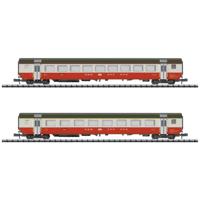 MiniTrix 18721 N set van 2 personenrijtuigen Swiss Express van de SBB Set 2