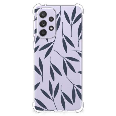 Samsung Galaxy A33 Case Leaves Blue Samsung Galaxy A33 Case Leaves Blue