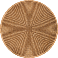 Vinyl vloerkleed ronde jute Vinyl vloerkleed ronde jute