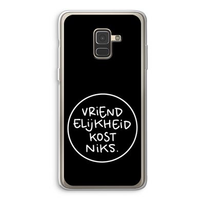 Vriendelijkheid: Samsung Galaxy A8 (2018) Transparant Hoesje