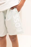 Hugo Boss Logo Zwembroek Kids Lichtgroen - Maat 15/16 jaar - Kleur: Lichtgroen | Soccerfanshop