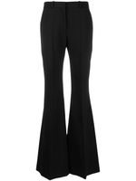 Del Core pantalon évasé à taille haute - Noir