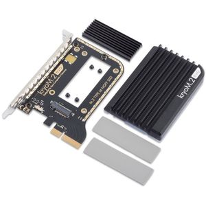 kryoM.2 evo PCIe 3.0 x4 Adapter voor M.2 NGFF PCIe SSD, M-key Adapter