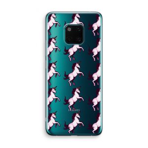 Musketon Unicorn: Huawei Mate 20 Pro Transparant Hoesje