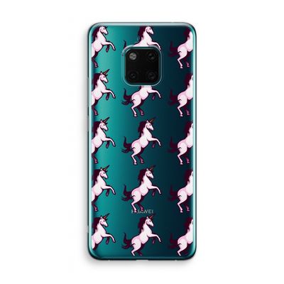 Musketon Unicorn: Huawei Mate 20 Pro Transparant Hoesje