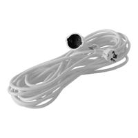 Verlengkabel brasq 20m wit