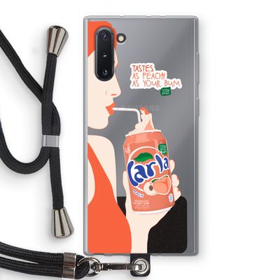Peach please!: Samsung Galaxy Note 10 Transparant Hoesje met koord