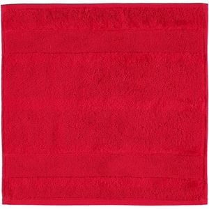 Cawö Cawö Noblesse2 Uni Gezichtsdoekje 30x30 Rood