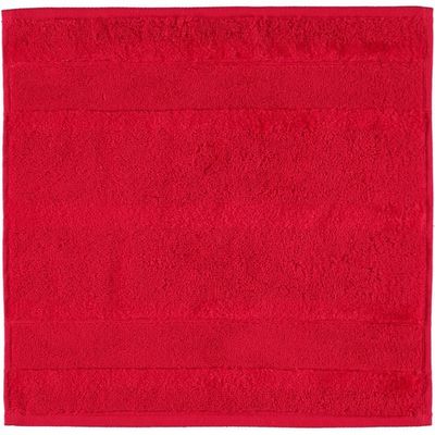 Cawö Cawö Noblesse2 Uni Gezichtsdoekje 30x30 Rood