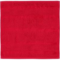 Cawö Cawö Noblesse2 Uni Gezichtsdoekje 30x30 Rood