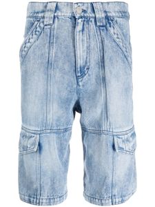 MARANT short en jean à poches cargo - Bleu