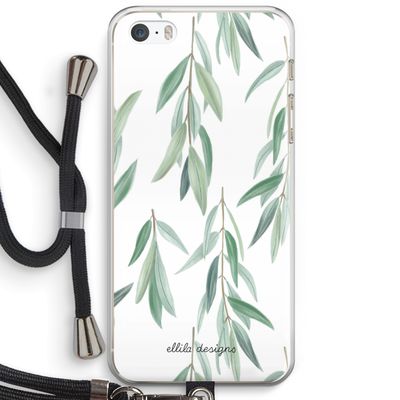 Branch up your life: iPhone 5 / 5S / SE Transparant Hoesje met koord