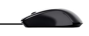 Trust CARVE Muis USB Optisch Zwart 3 Toetsen 1200 dpi
