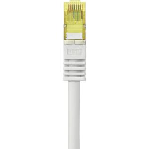 Renkforce RF-4149870 RJ45 Netwerkkabel, patchkabel CAT 6a (losse kabel CAT 7) S/FTP 5.00 m Grijs Snagless, Vlambestendig 1 stuk(s)